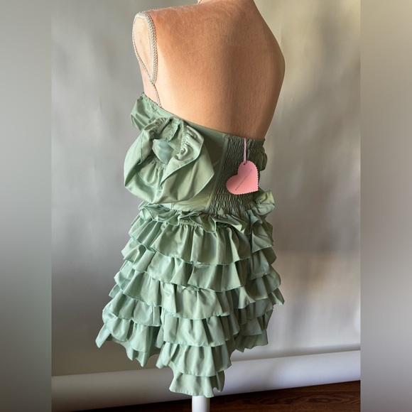 Dolls Kill Sugar Thrillz Exchanging Love Letters Mini Dress - Picture 4 of 11